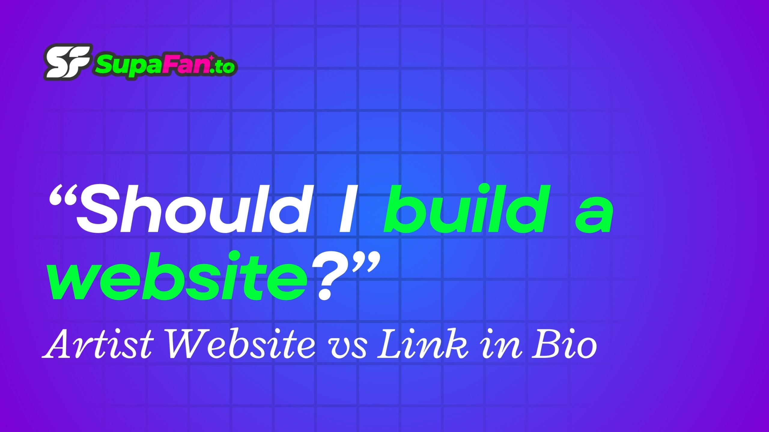 Website vs link-in-bio? This one choice determines if fans stay or leave.